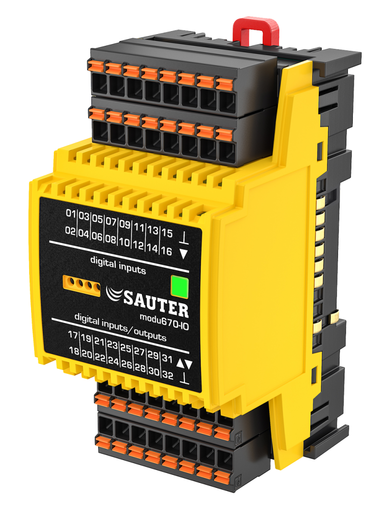 8 × DI/CI/DO (OC) and 8 × DI/CI I/O module, modu670‑IO