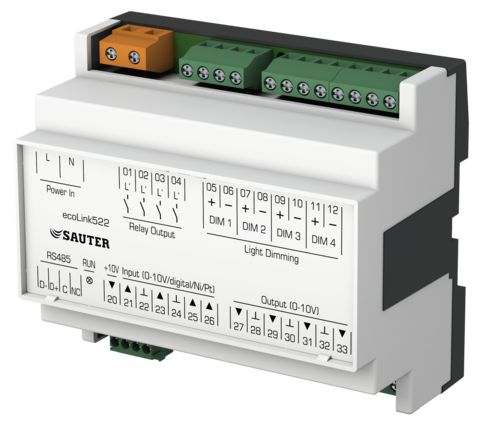 Remote I/O module, ecoLink522, 523